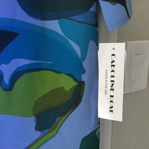 Caroline Rose XS blue dress-new with tags, never worn.